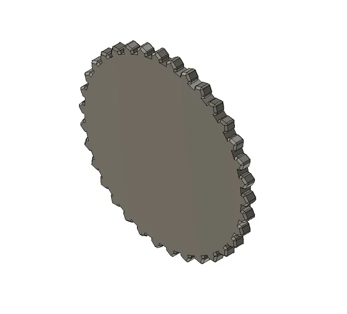 SnowCat – Model tham số bánh răng kéo xích in 3D (Drive Gear) - Image 1