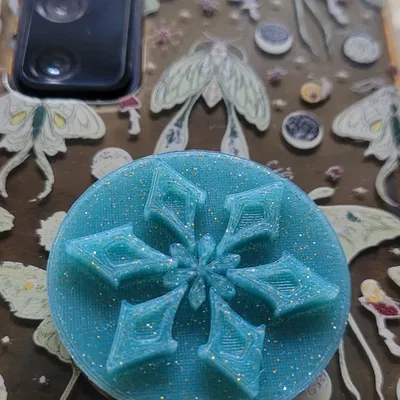 Nắp che Pop Socket Cryo Vision (Genshin Impact)