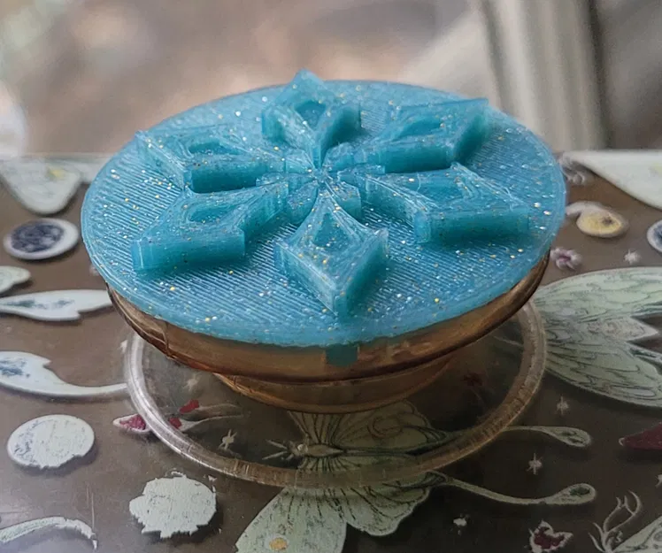 Nắp che Pop Socket Cryo Vision (Genshin Impact) - Image 2