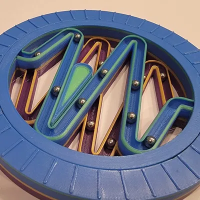 MaMaMoMa – Marble Run cầm tay 2 track (Handheld, Two Track Marble Run)