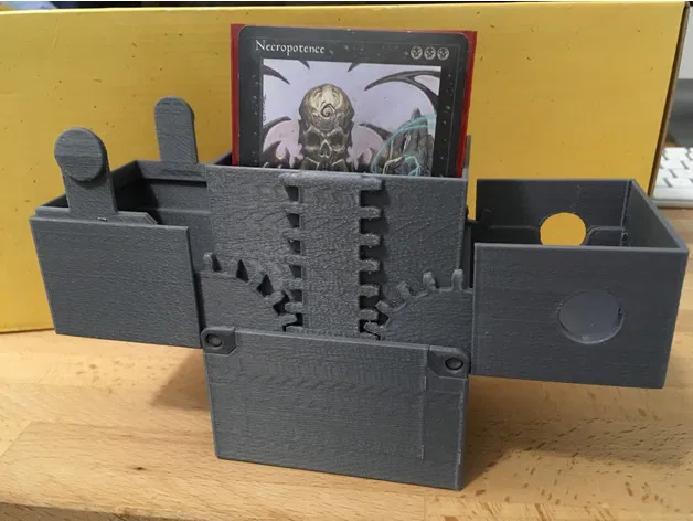 Hộp đựng bài CCG dùng bánh răng (bản cập nhật) - Image 1