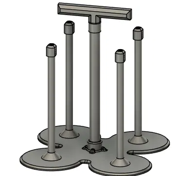 Giá treo/đai xách bánh xe Buggy tỉ lệ 1/8 (4x Tire Spike)