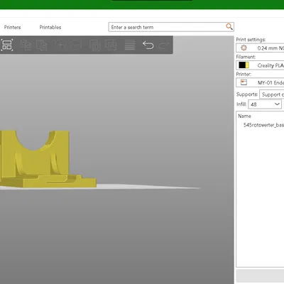 Giá đỡ Rotoverter/Động cơ DC 42mm