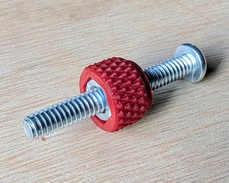Núm vặn nhám cho đai ốc lục giác (Knurled Hex Nut Knob) - Image 1