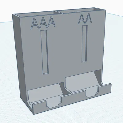 Khay đựng pin (Remix tiết kiệm không gian)