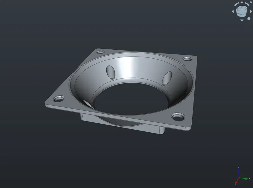 Adapter quạt 60mm sang 40mm cho PC Fan (Fan Adapter 60mm - 40mm) - Image 1