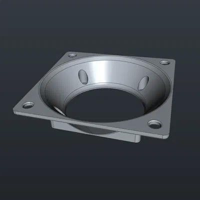 Adapter quạt 60mm sang 40mm cho PC Fan (Fan Adapter 60mm - 40mm)