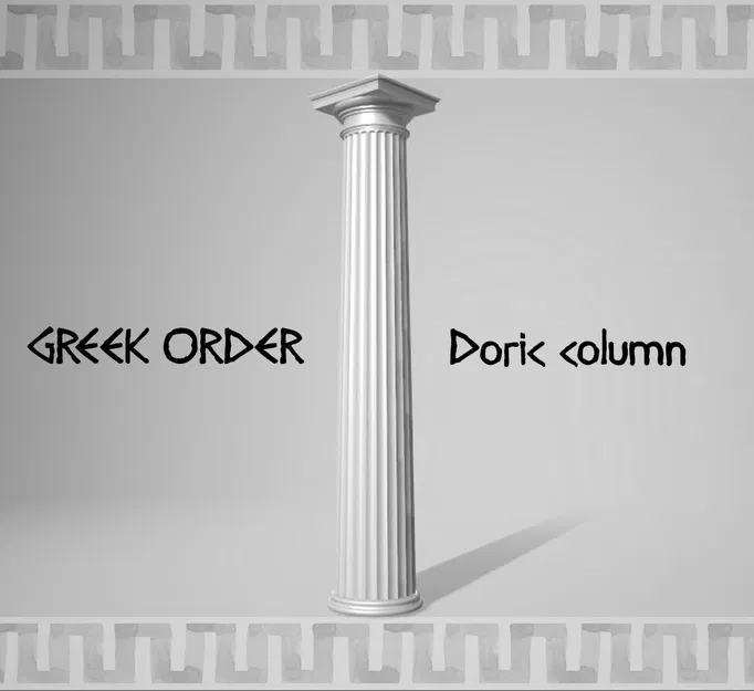Cột Doric (Doric Column) – thức cột Hy Lạp cổ - Image 1