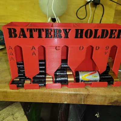 Khay sắp xếp pin AAA, AA, C, D và 9V