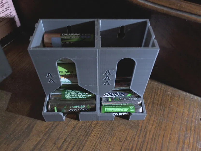 Khay sắp xếp pin tham số (Parametric battery organizer) - Image 2