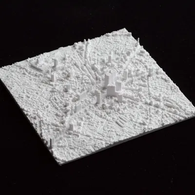 Bản đồ 3D Shibuya (Tokyo) từ dữ liệu LiDAR