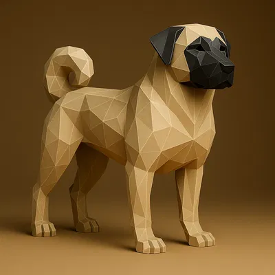 Chó Kangal (Low-poly) - Dog - Kangal