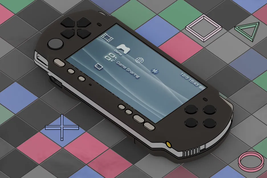 Bộ Vỏ PSP 2000/3000 (Slim) – PSP 2000/3000 Shell Kit - Image 1