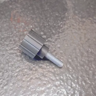 Ngàm gắn dial gauge trục Z cho máy tiện Unimat Emco