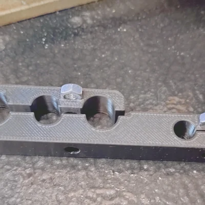 Ngàm gắn dial gauge trục Z cho máy tiện Unimat Emco 6