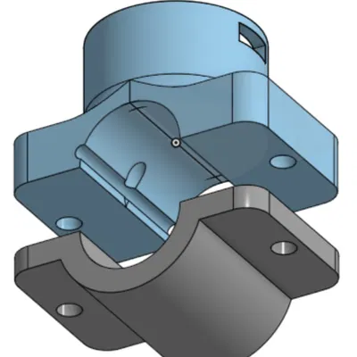 Ngàm gắn voltmeter 30mm cho ghi-đông
