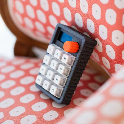 HaloPad V2 (Vỏ Adafruit Macropad) – Enclosure in 3D