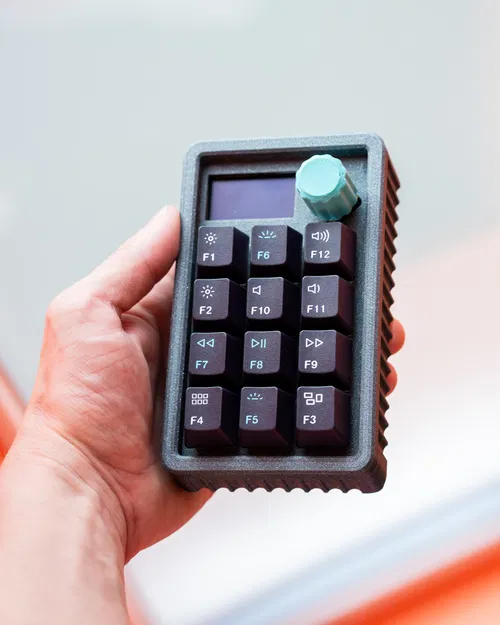 HaloPad V2 (Vỏ Adafruit Macropad) – Enclosure in 3D - Image 2