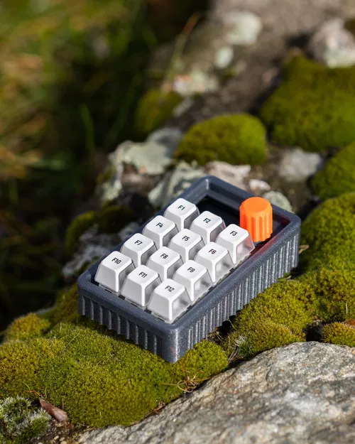 HaloPad V2 (Vỏ Adafruit Macropad) – Enclosure in 3D - Image 4