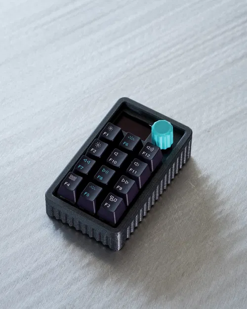 HaloPad V2 (Vỏ Adafruit Macropad) – Enclosure in 3D - Image 9