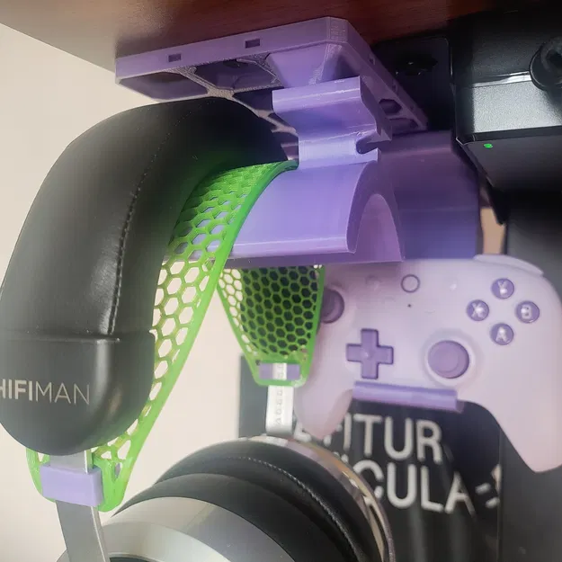 Giá treo tai nghe Multiconnect openGrid (treo dưới bàn) - Image 1