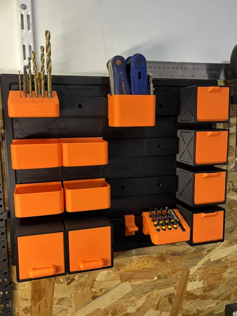 Tường French cleat modular in 3D (French cleat wall) - Image 1