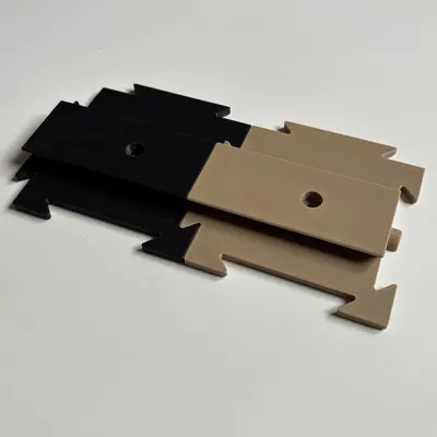 Tường French cleat modular in 3D (French cleat wall)