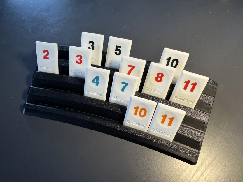 Giá đỡ quân Rummikub 4 hàng xếp chồng – In không cần support - Image 1
