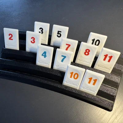 Giá đỡ quân Rummikub 4 hàng xếp chồng – In không cần support