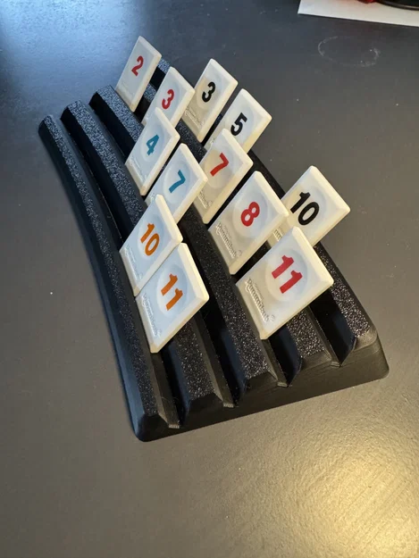 Giá đỡ quân Rummikub 4 hàng xếp chồng – In không cần support - Image 3