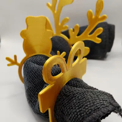 Vòng khăn ăn – 12 hình dáng mùa đông