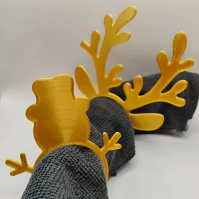 Vòng khăn ăn – 12 hình dáng mùa đông