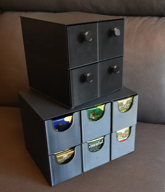 Teabox / Organiser – Hộp đựng túi trà & khay sắp xếp tối giản - Image 1