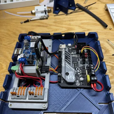 Rook 2020 MK1/2 - Bảng gắn cho 2 Wago, RPi Zero và U2C