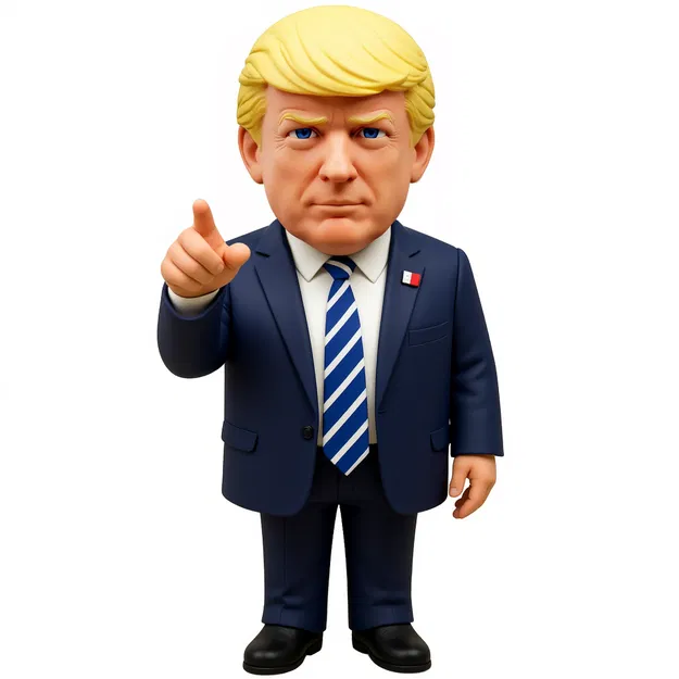 Mô hình figurine Donald Trump - Image 1