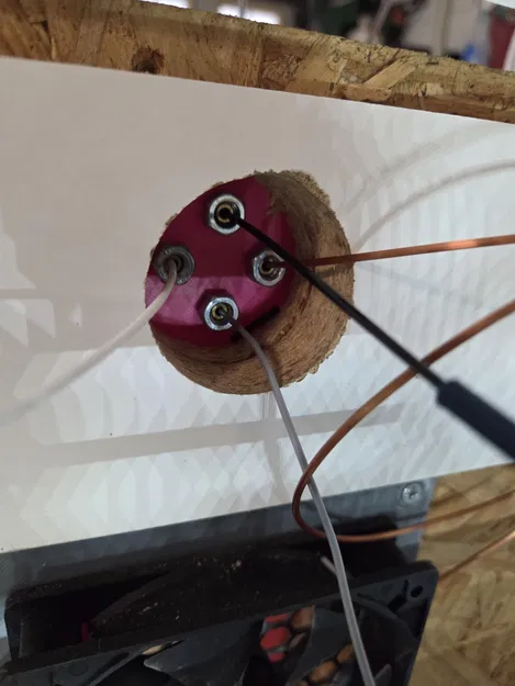 Bulkhead gắn 4 đầu nối filament thẳng 6mm (4x Filament 6mm Fitting Bulkhead) - Image 2