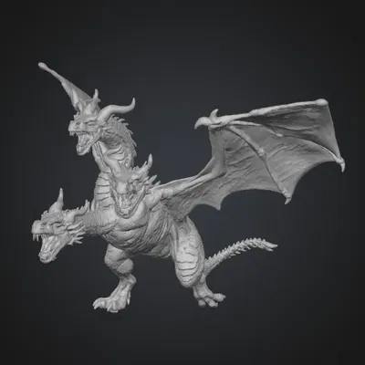 Tříhlavá saň - Rồng ba đầu (three-head dragon)