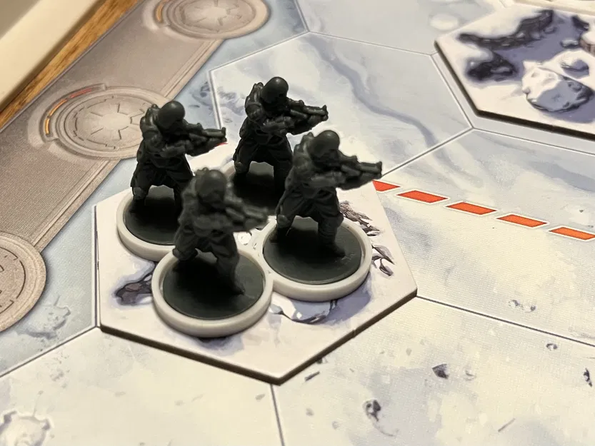 Battle of Hoth Board Game - Đế Unit (Unit Bases) - Image 1