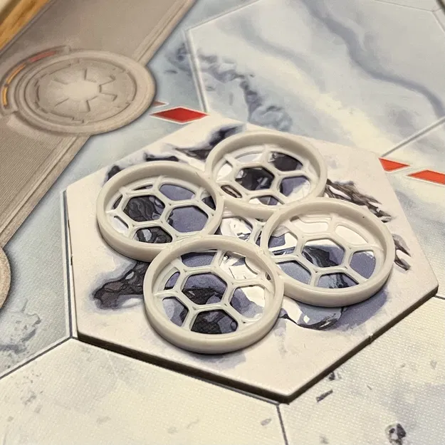 Battle of Hoth Board Game - Đế Unit (Unit Bases) - Image 2