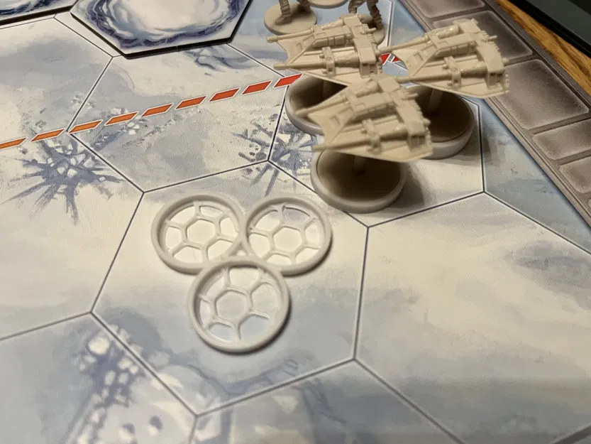 Battle of Hoth Board Game - Đế Unit (Unit Bases) - Image 5