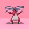 Mẫu 3D giá đỡ kính mát 553 Krookodile (Pokemon) - file STL - Thumbnail 1
