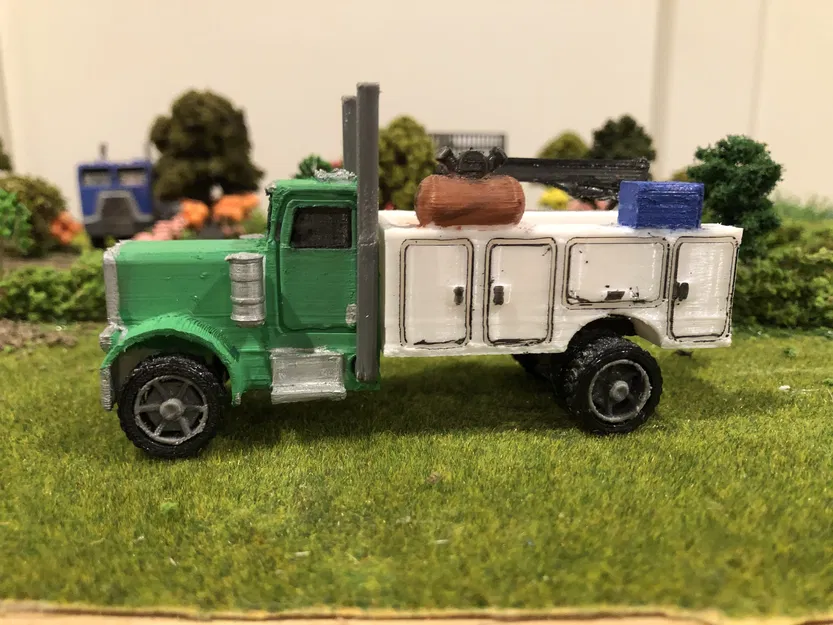 Xe service truck Peterbilt 359 tỉ lệ 1/64 - Image 2