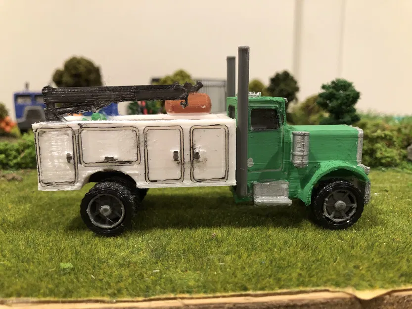 Xe service truck Peterbilt 359 tỉ lệ 1/64 - Image 3