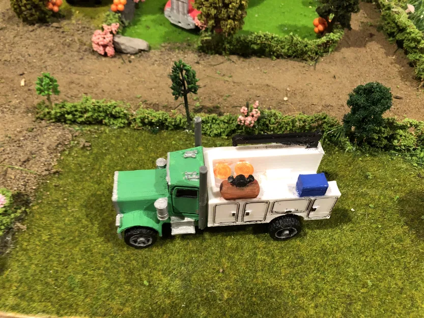 Xe service truck Peterbilt 359 tỉ lệ 1/64 - Image 4