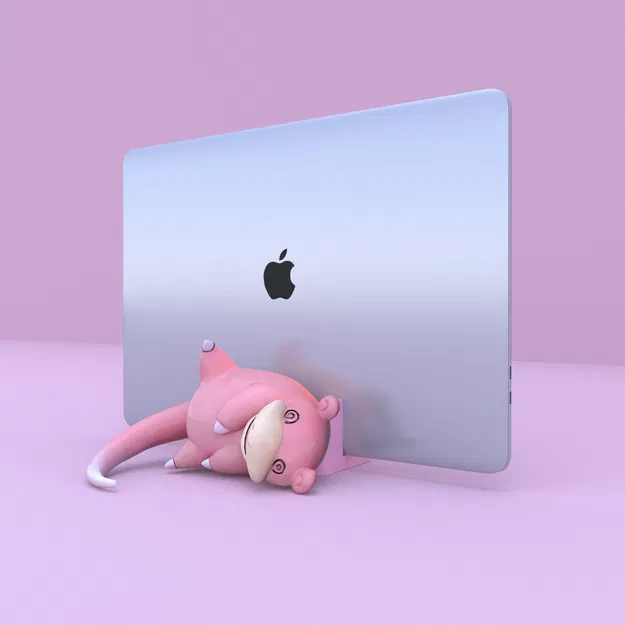 079 Slowpoke - Giá đỡ laptop dựng đứng điều chỉnh được (Pokemon) - Image 1