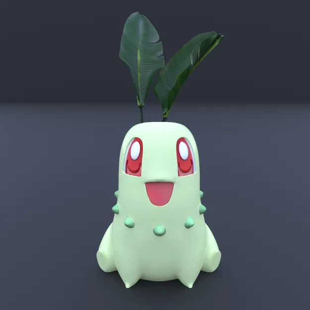 152 Chậu trồng cây Chikorita - 3D print - Image 1