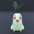 152 Chậu trồng cây Chikorita - 3D print - Thumbnail 1