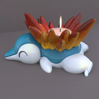 155 Cyndaquil - Giá đỡ nến