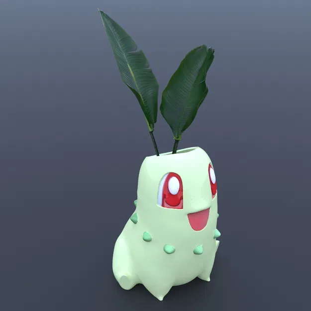 152 Chậu trồng cây Chikorita - 3D print - Image 3