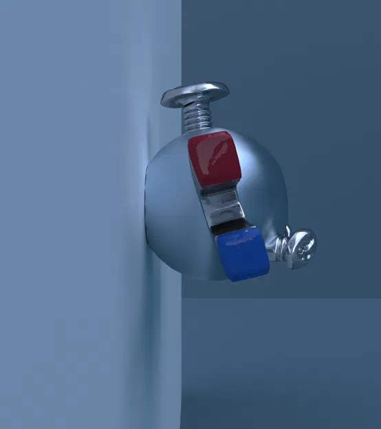 081 Magnemite – Nam châm tủ lạnh in 3D (file STL) - Image 1